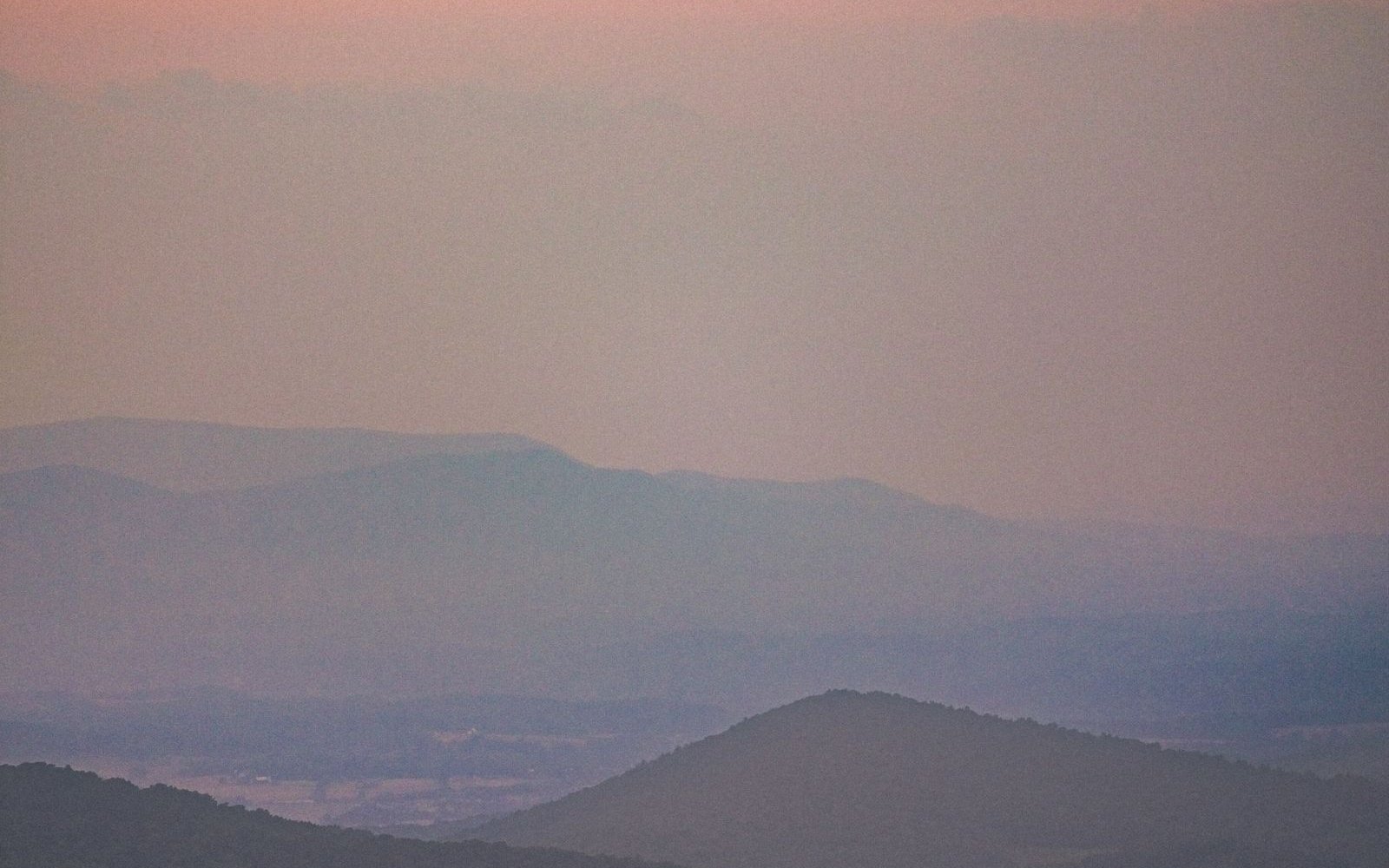 Blue Ridge Mountains in Albemarle County, VA